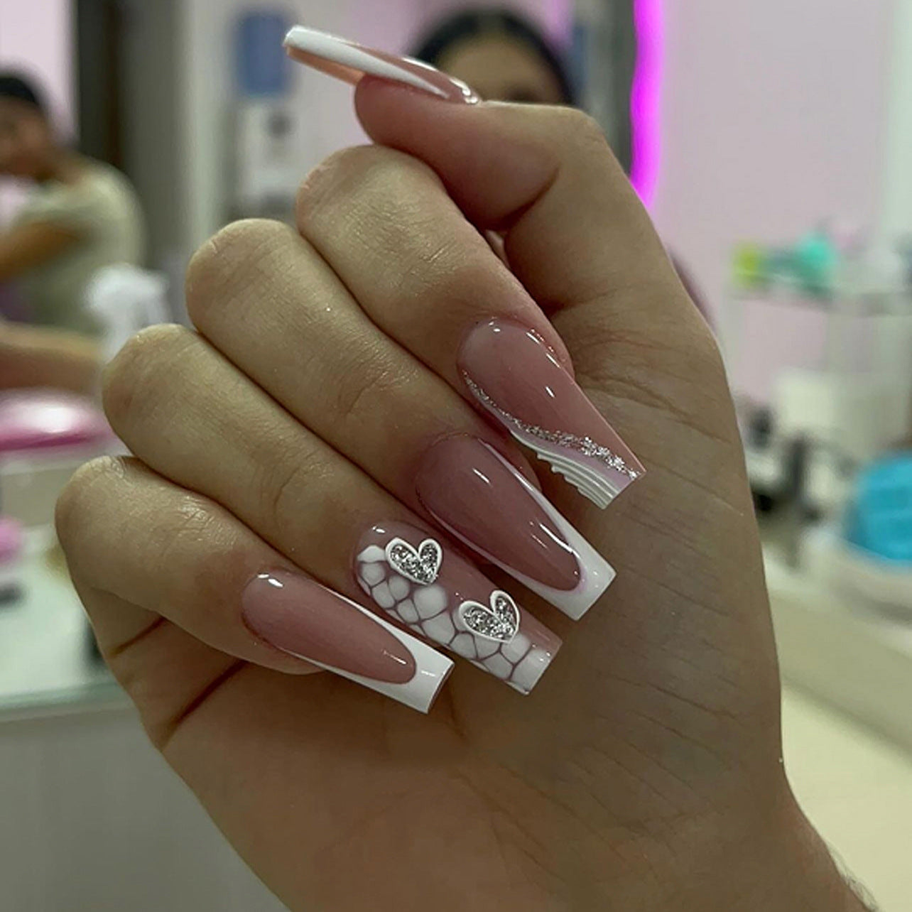 Handcrafted Geometric Nail Set 10 Pieces