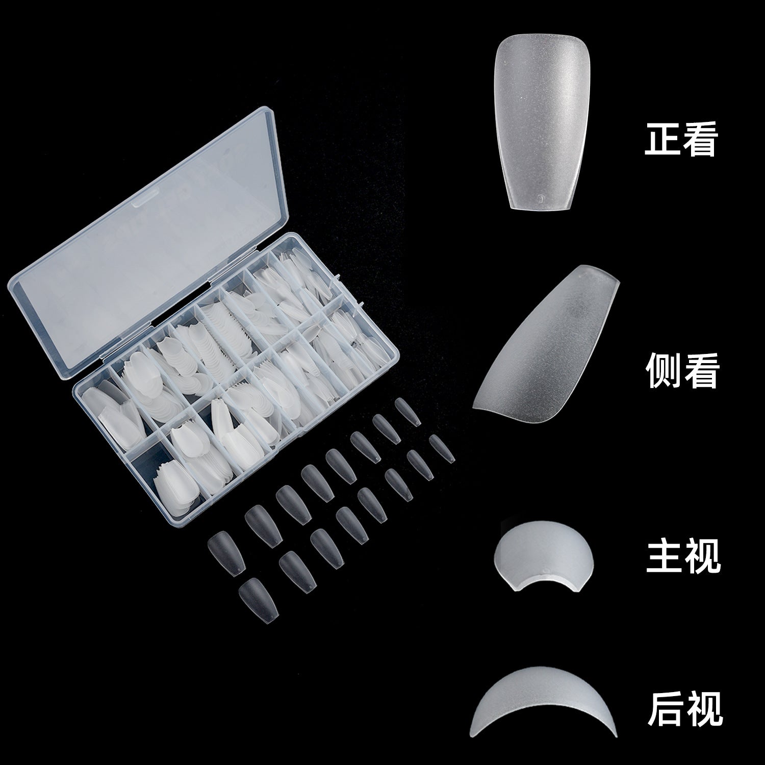 Floral Designer Nail Set 10 Pieces