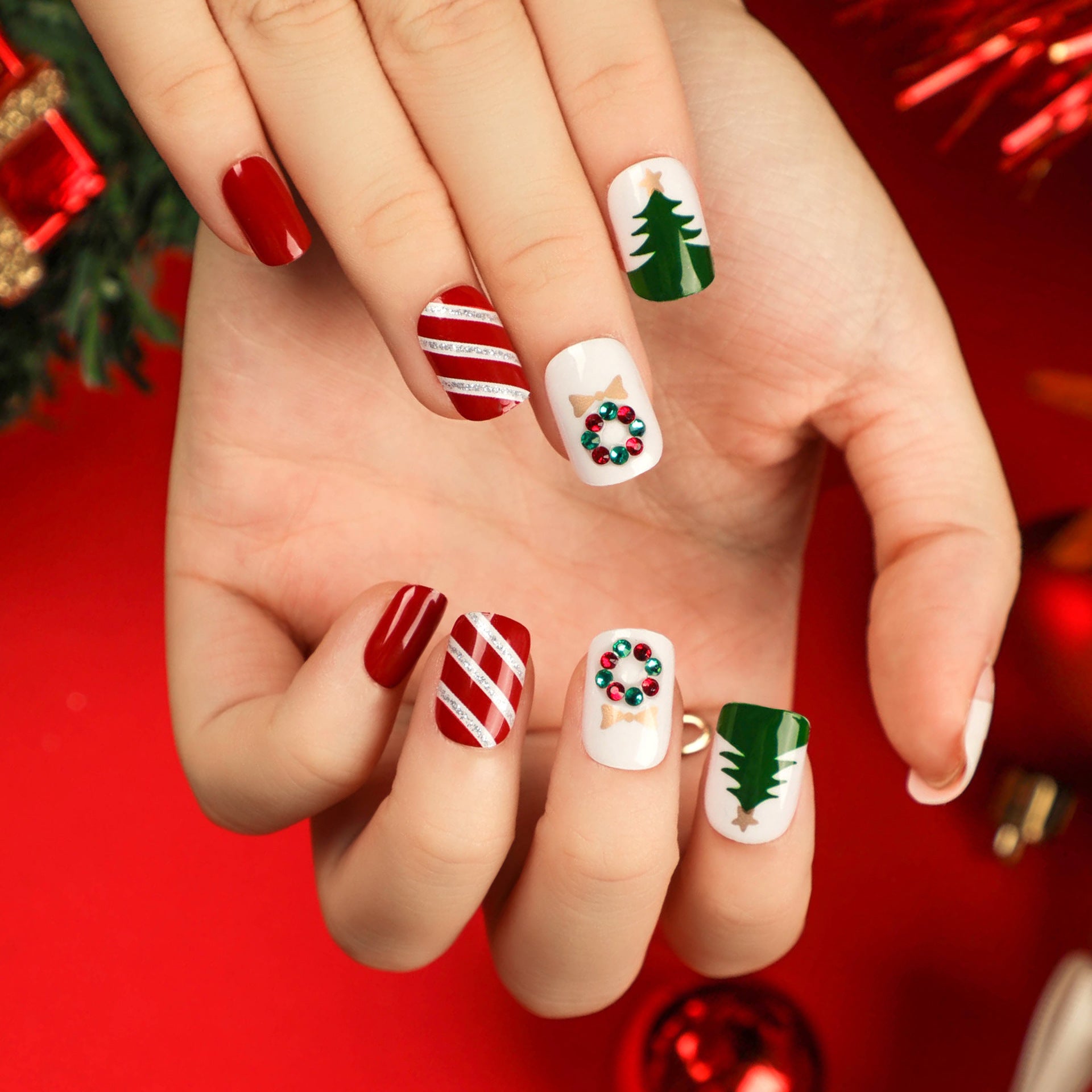 Bridal Nail Set 10 Pieces