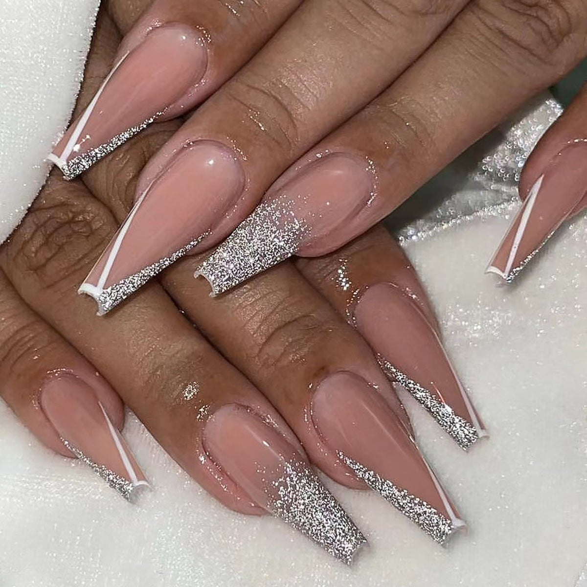 Handcrafted Ombre Nail Set 10 Pieces