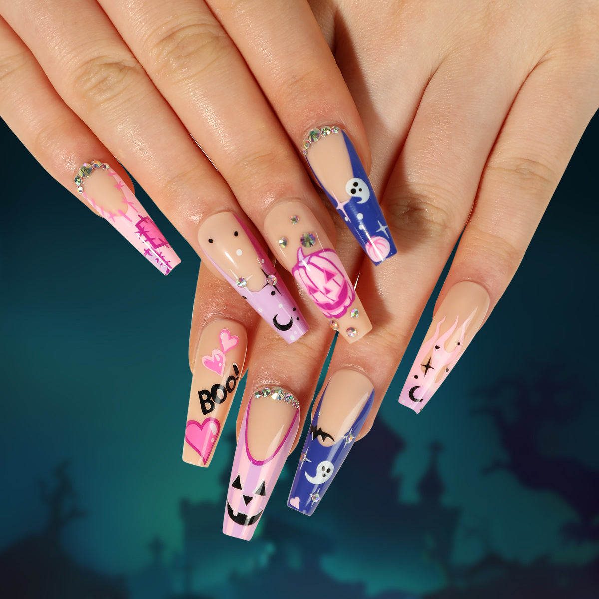 Holiday Designer Nail Set 10 Pieces