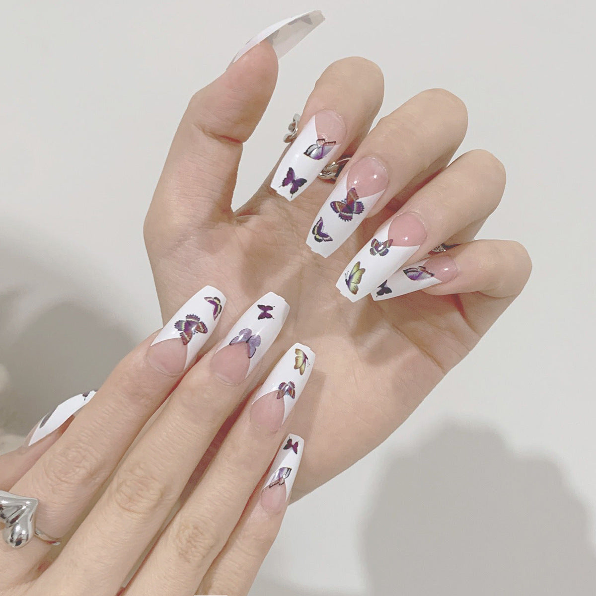 Autumn Fake Nails Set 10 Pieces