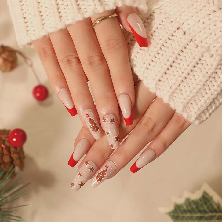Abstract Press-On Nails 10 Pieces