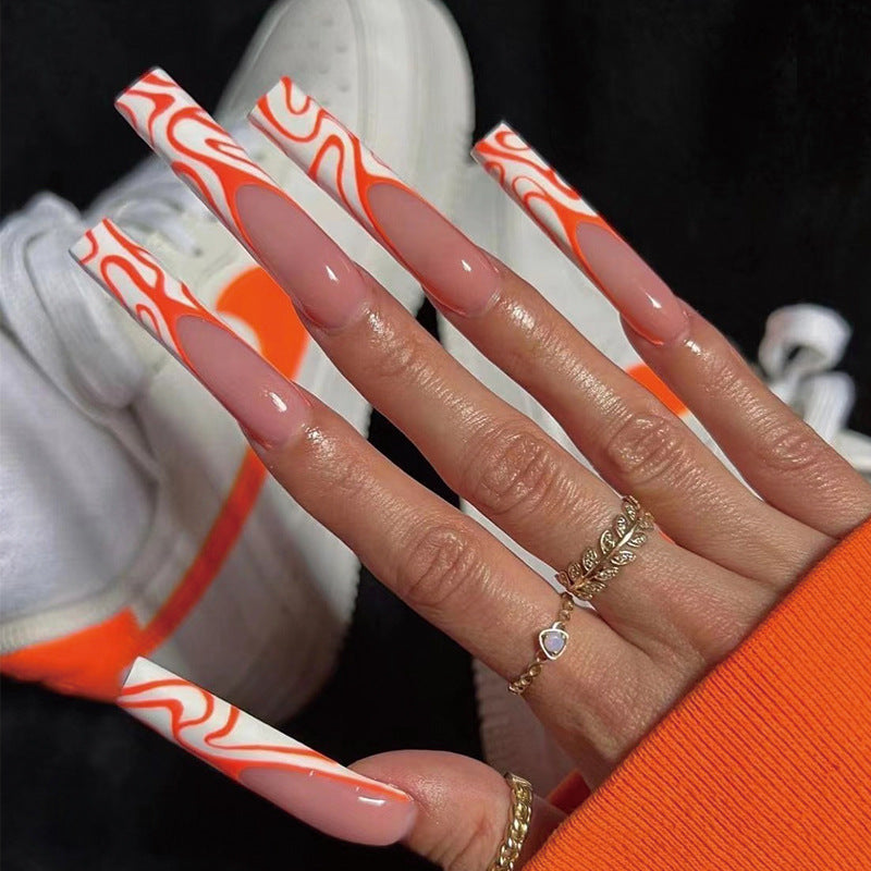 Ombre Designer Nail Set 10 Pieces