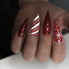 Stunning Glitter Nail Set 10 Pieces