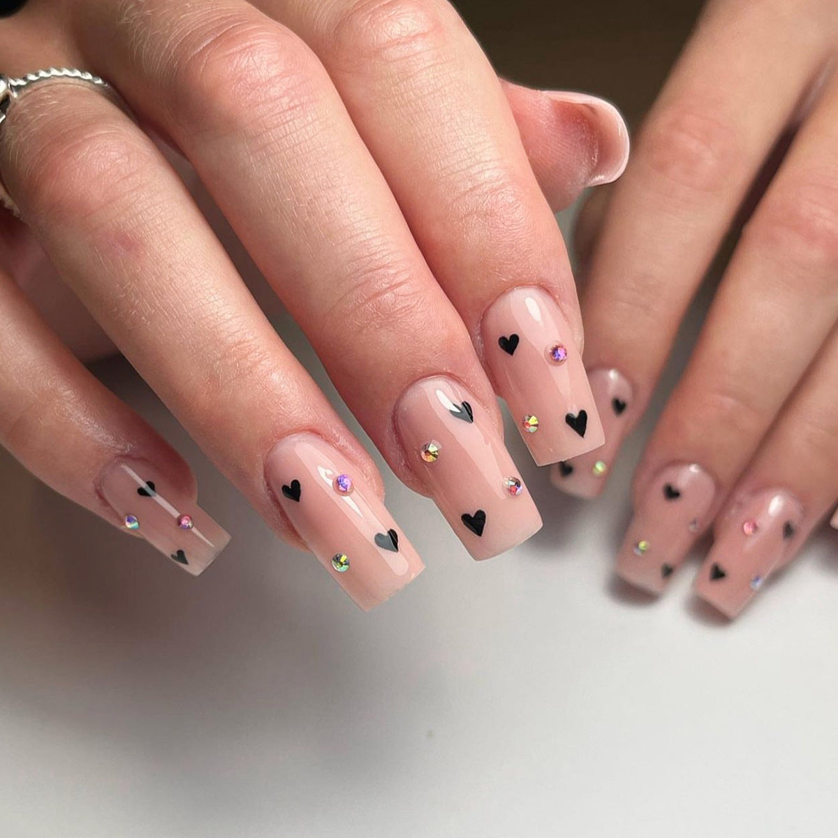 Ombre Fake Nails Set 10 Pieces