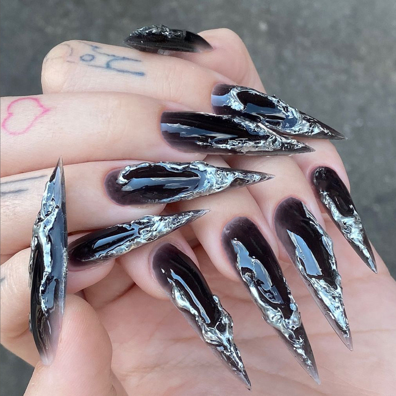 Autumn Designer Nail Set 10 Pieces
