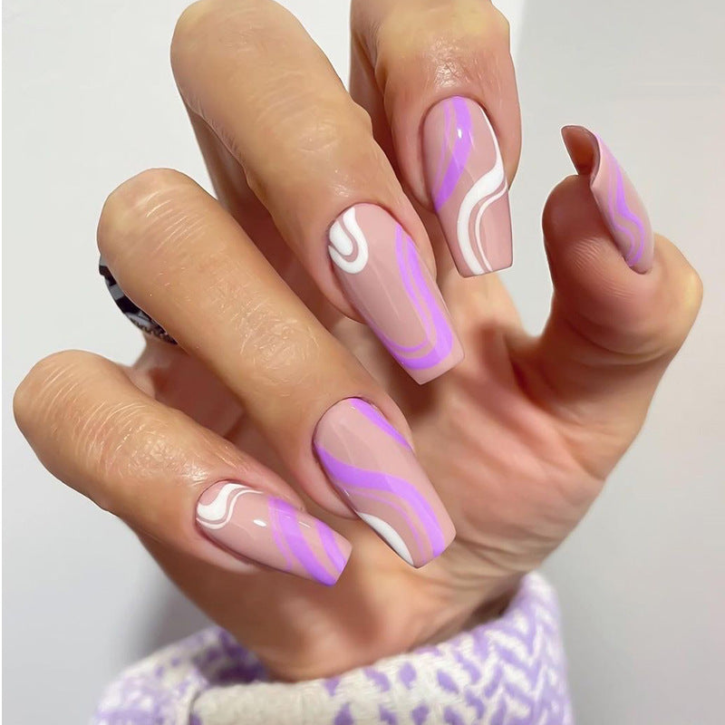 Glitter Nail Set 10 Pieces