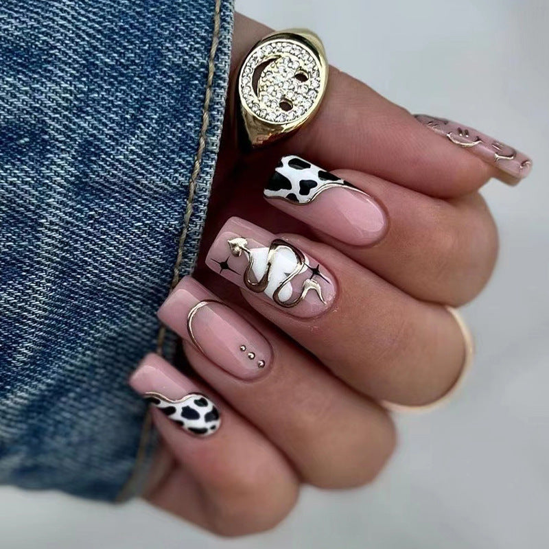 Beautiful Natural Nail Set 10 Pieces
