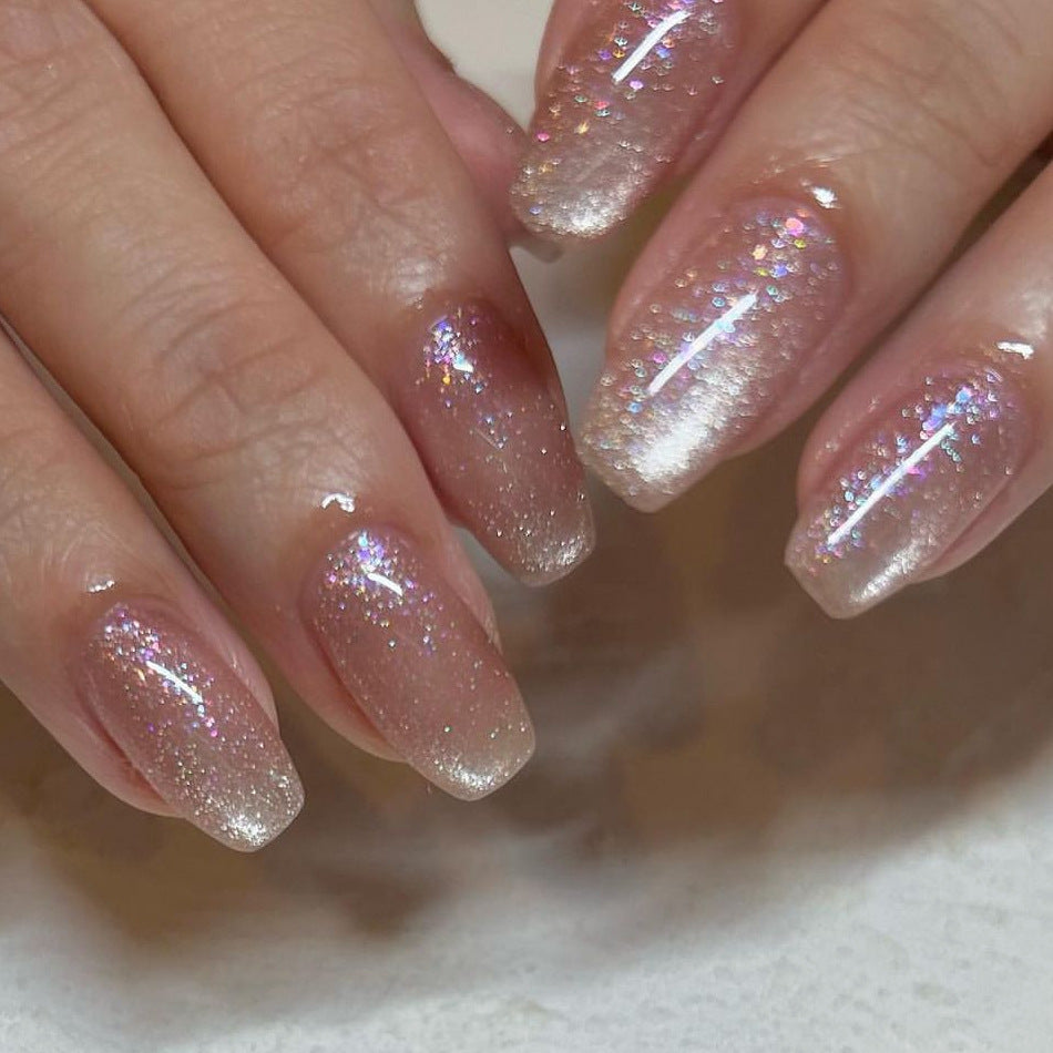 Pearl Press-On Nails 10 Pieces