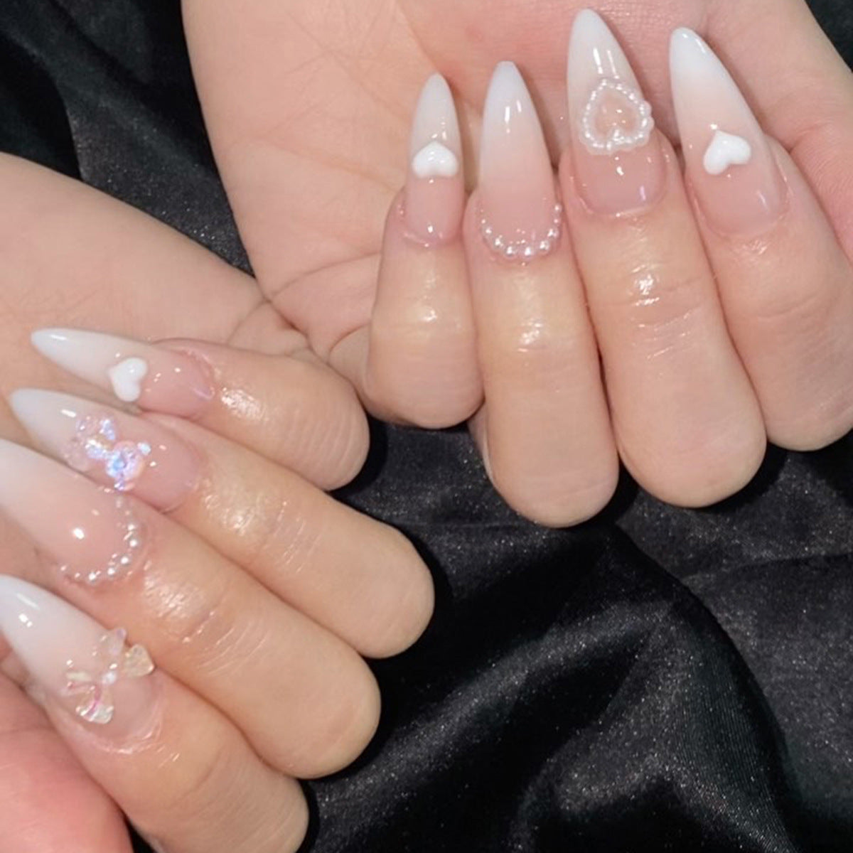 Holographic Designer Nail Set 10 Pieces