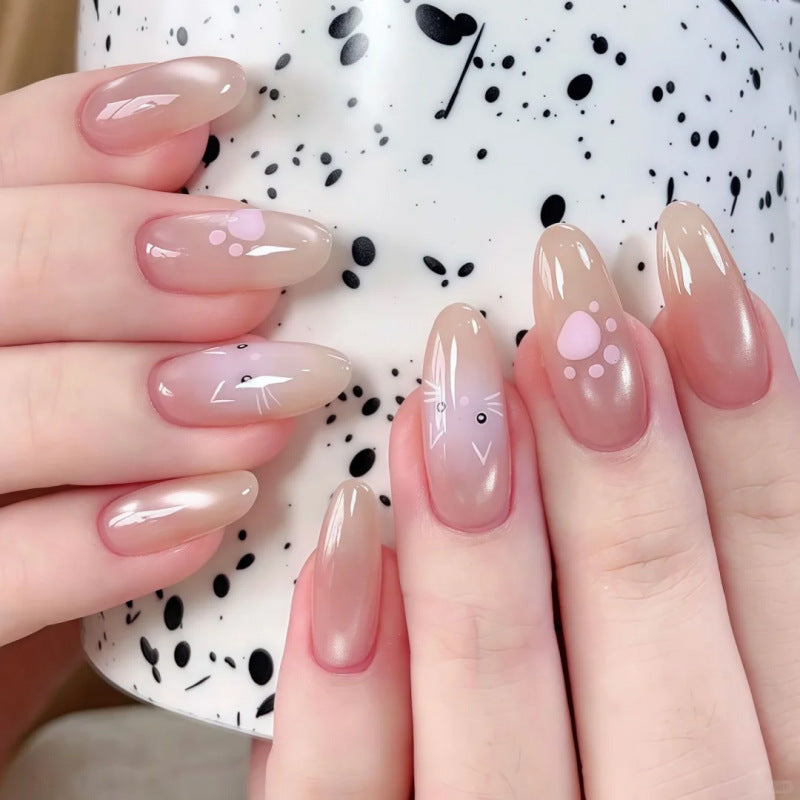 Summer Fake Nails Set 10 Pieces