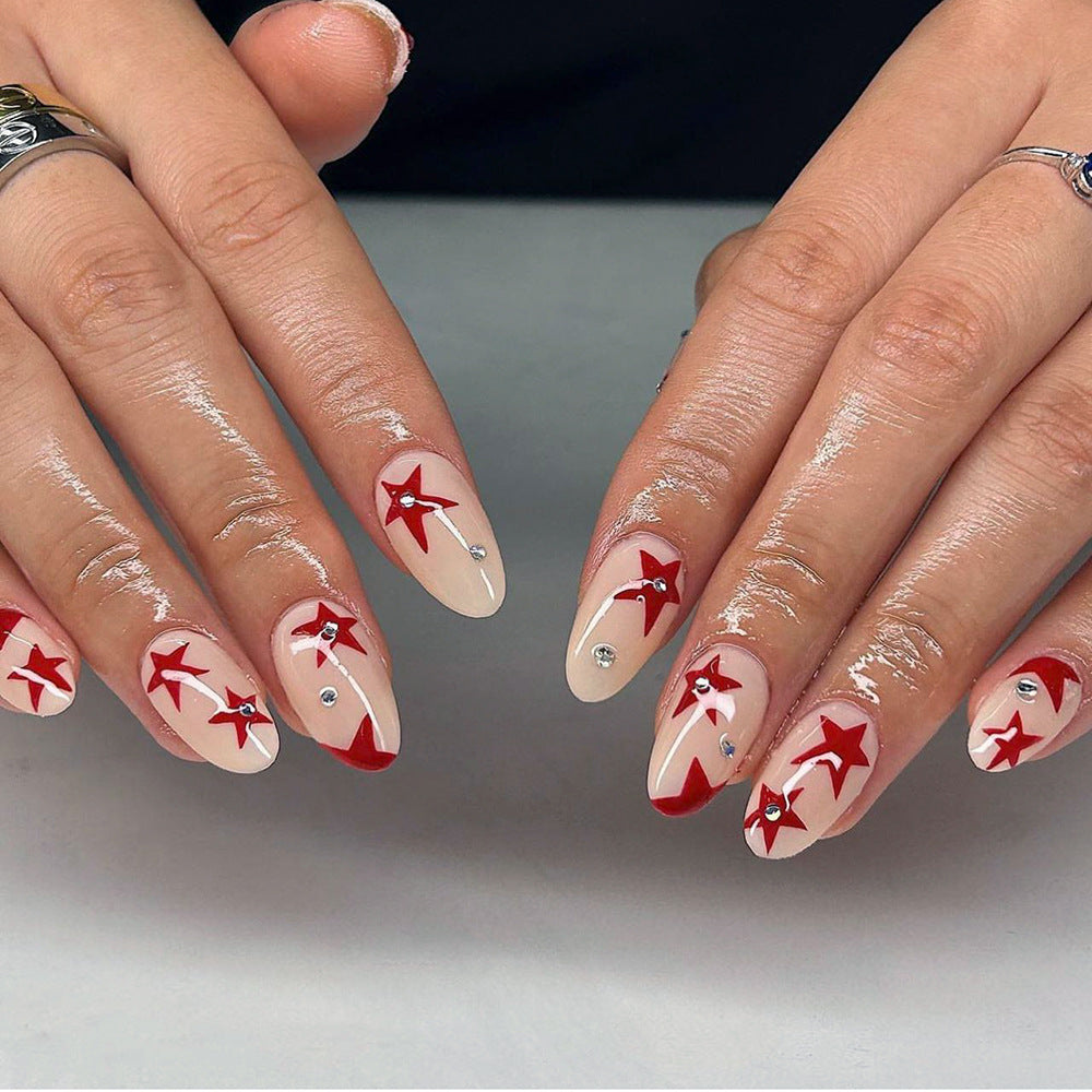 Handcrafted Marble Nail Set 10 Pieces