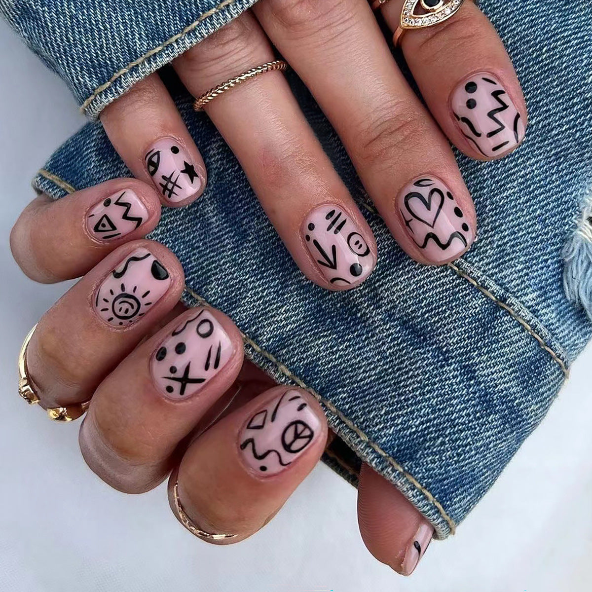 Summer Nail Set 10 Pieces
