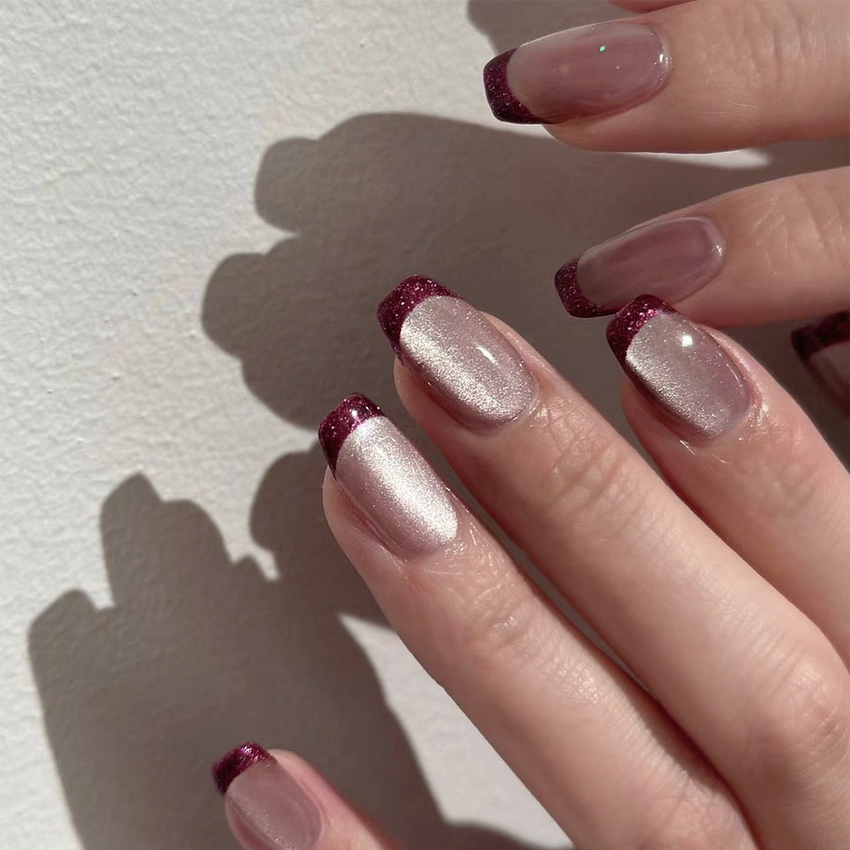 Natural Press-On Nails 10 Pieces