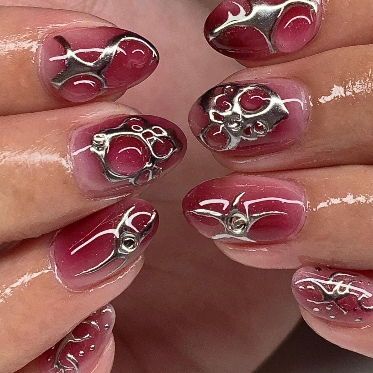 Summer Nail Set 10 Pieces