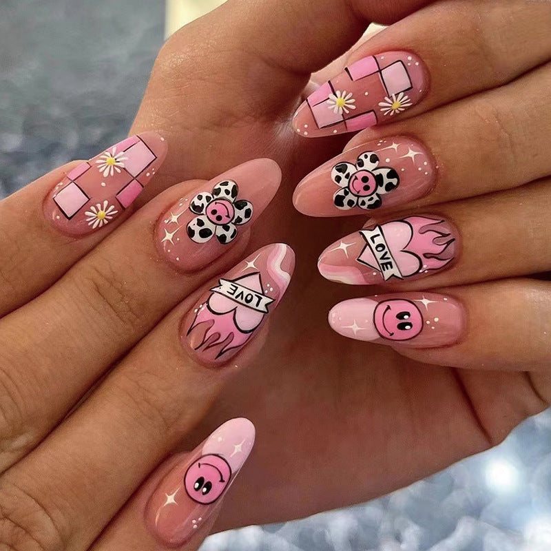 Handcrafted Bridal Nail Set 10 Pieces