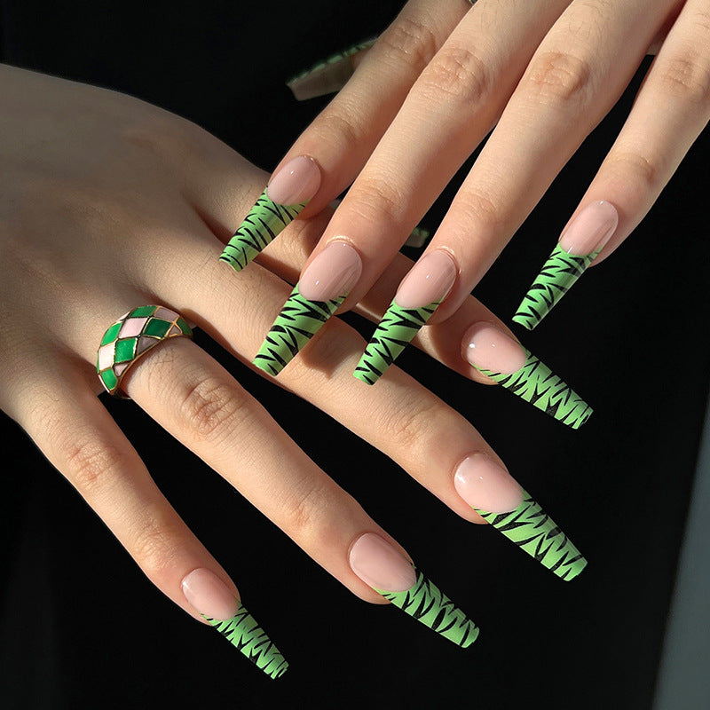 Handcrafted Holographic Nail Set 10 Pieces