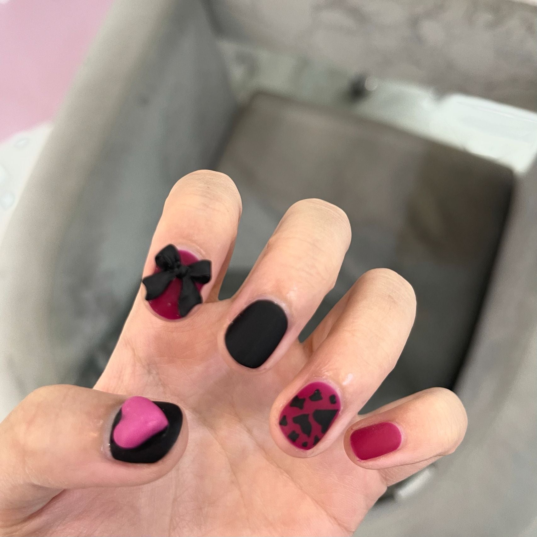 Abstract Nail Set 10 Pieces