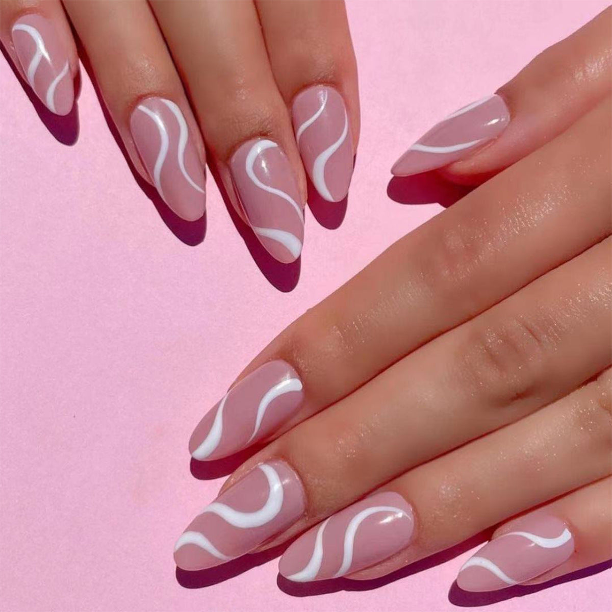 Stunning Winter Nail Set 10 Pieces
