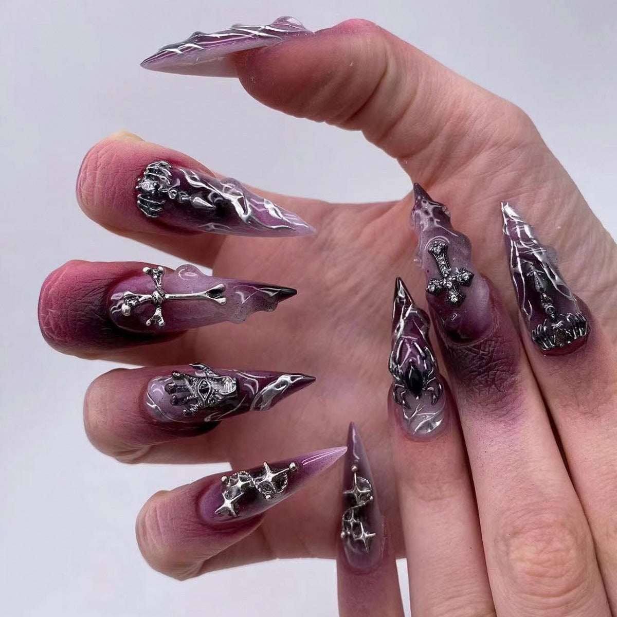 Bohemian Press-On Nails 10 Pieces