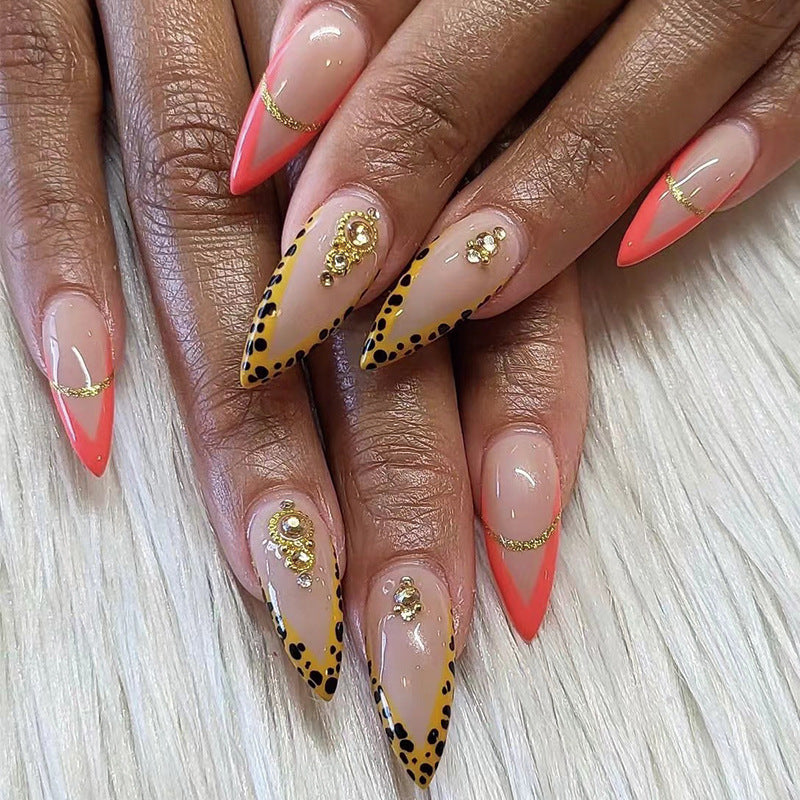 Bridal Fake Nails Set 10 Pieces