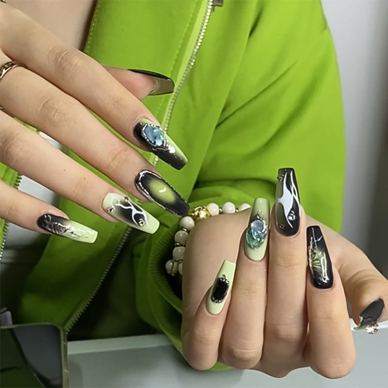 Stunning Crystal Nail Set 10 Pieces