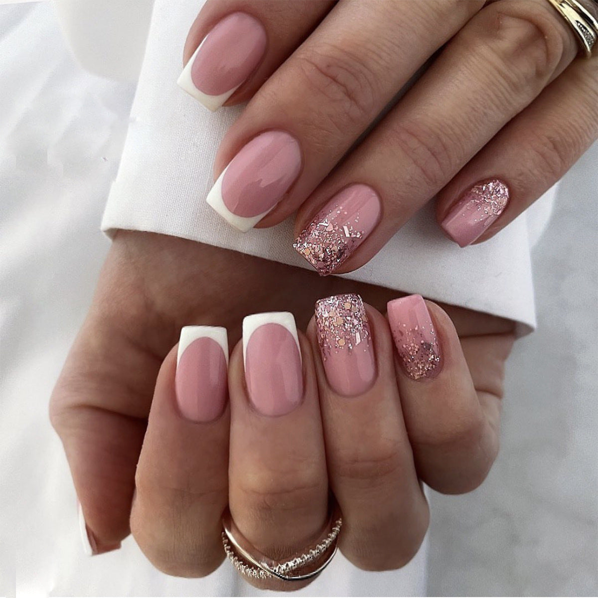 Bohemian Fake Nails Set 10 Pieces