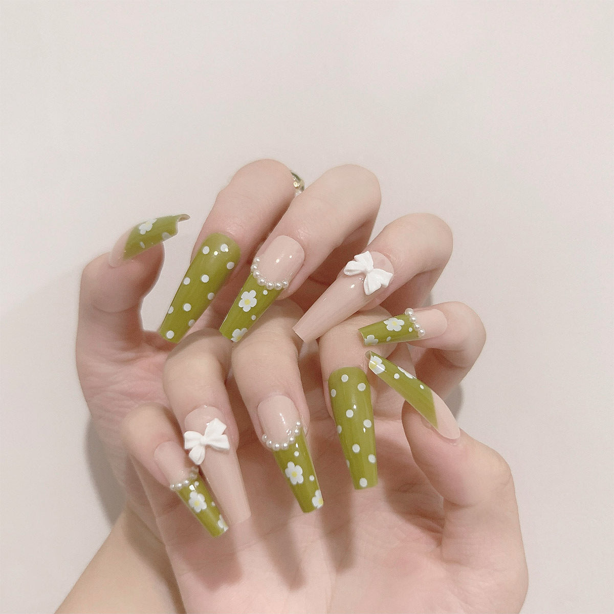 Handcrafted Autumn Nail Set 10 Pieces