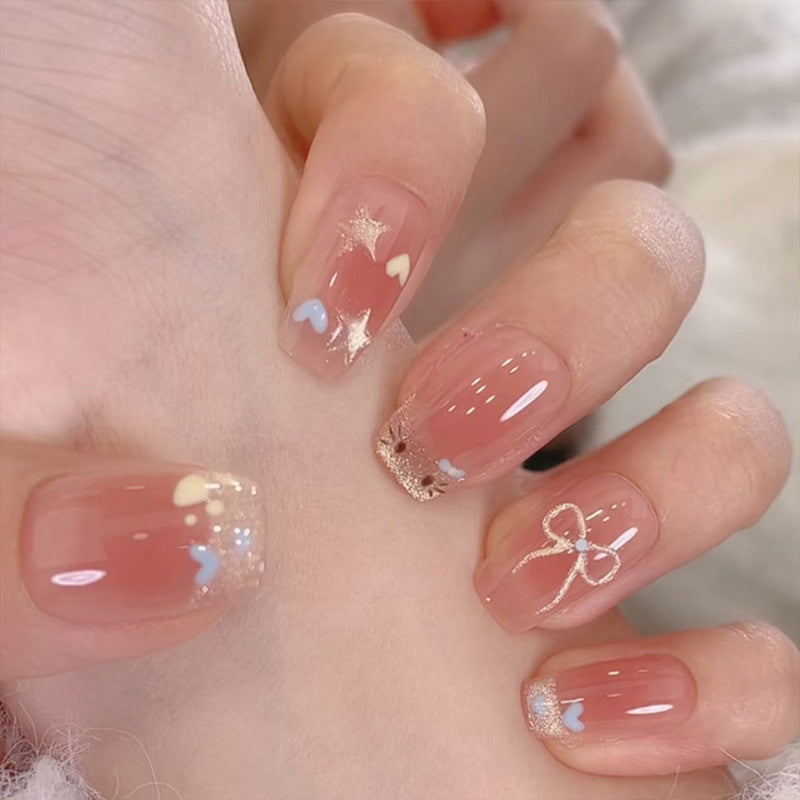 Stunning Abstract Nail Set 10 Pieces