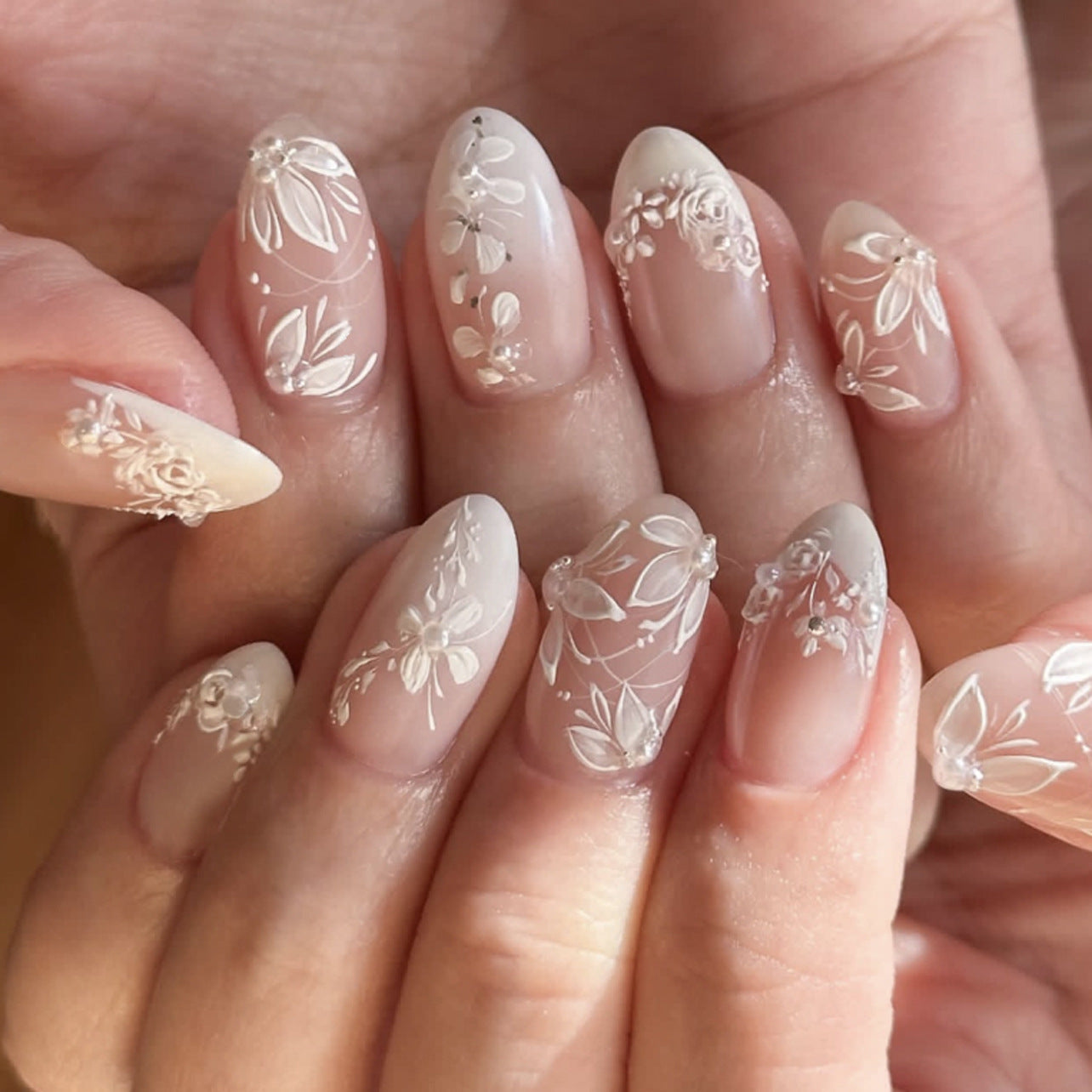 Sparkle Fake Nails Set 10 Pieces