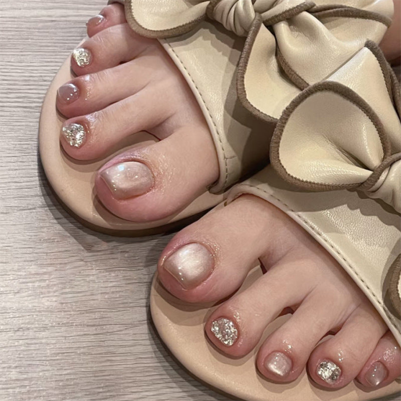 Nude Press-On Nails 10 Pieces