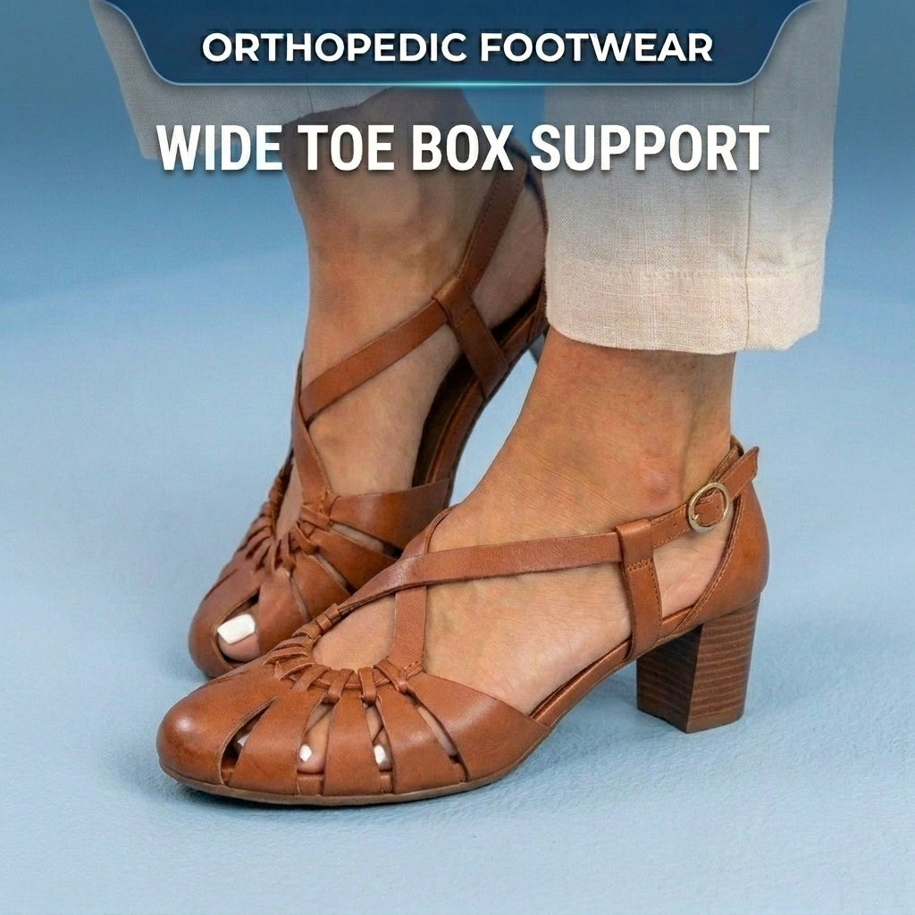 Vintage Inspired Orthopedic Sandals