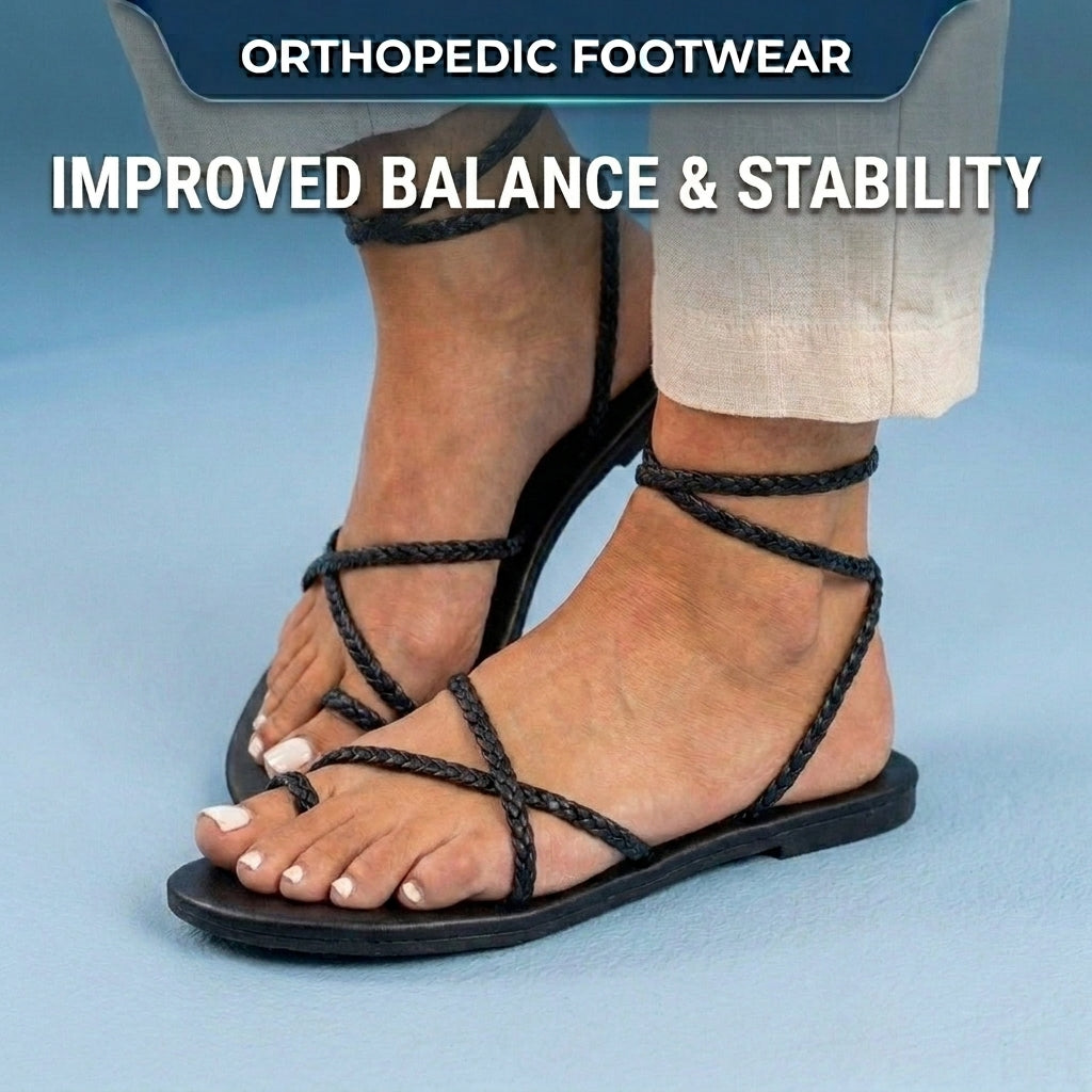 Vintage Inspired Orthopedic Sandals
