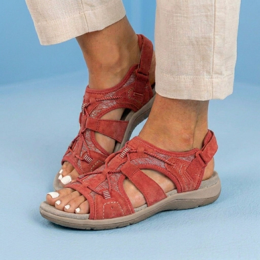 Orthopedic Sport Mesh Sandals - Multi-Strap Adjustable Design