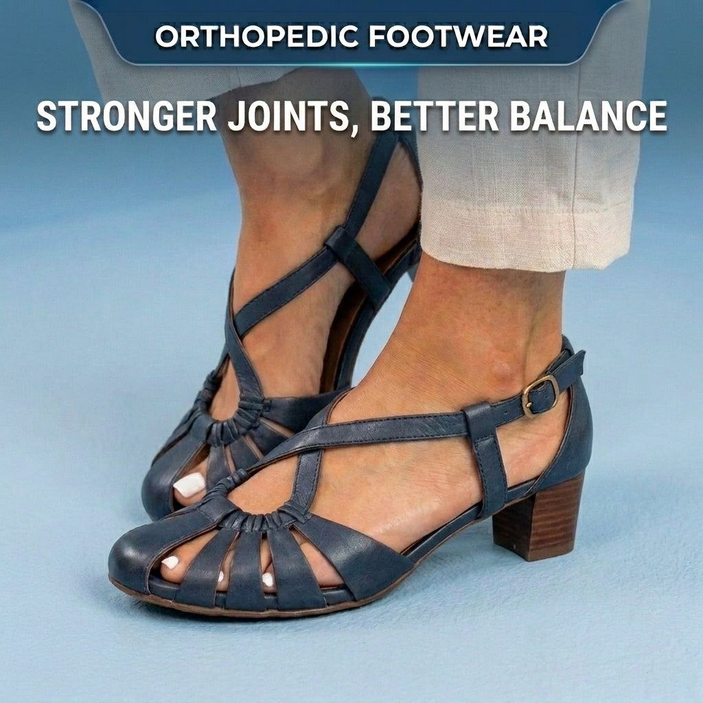 Vintage Inspired Orthopedic Sandals