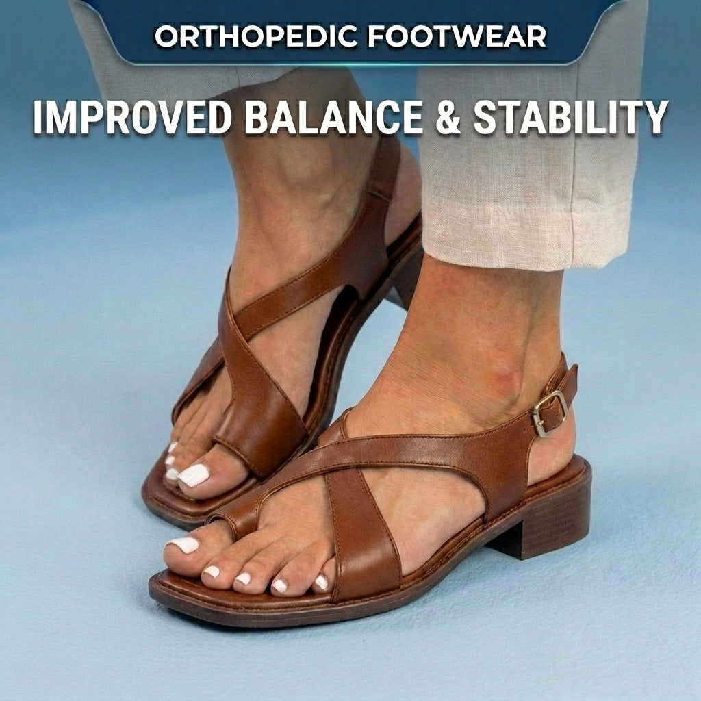 Classic Orthopedic Sandals with Timeless Style