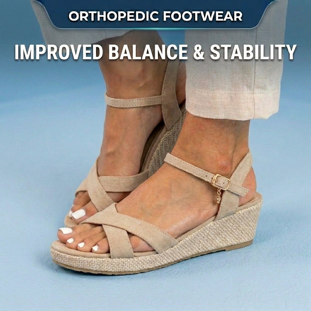 Vintage Inspired Orthopedic Sandals
