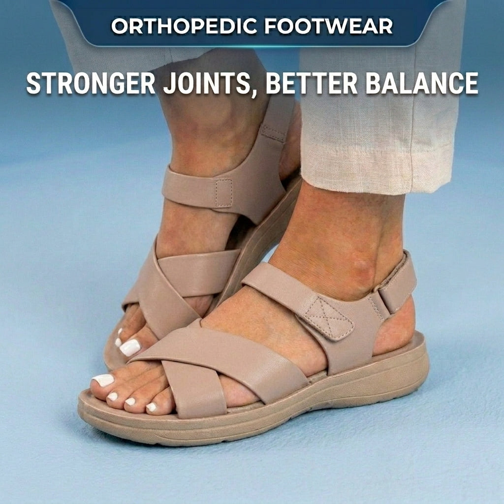 Vintage Inspired Orthopedic Sandals