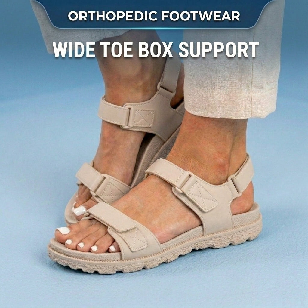 Vintage Inspired Orthopedic Sandals