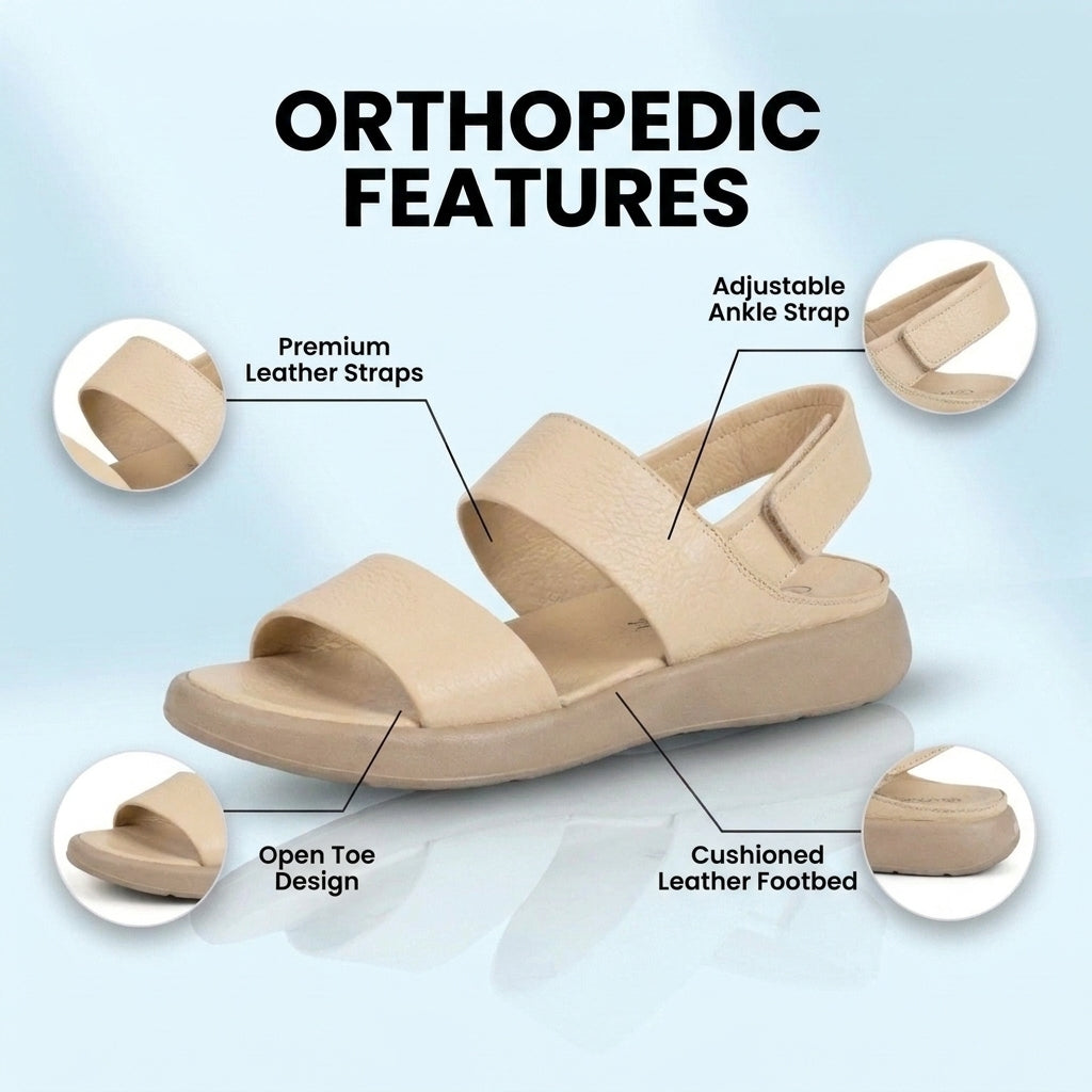 Vintage Inspired Orthopedic Sandals
