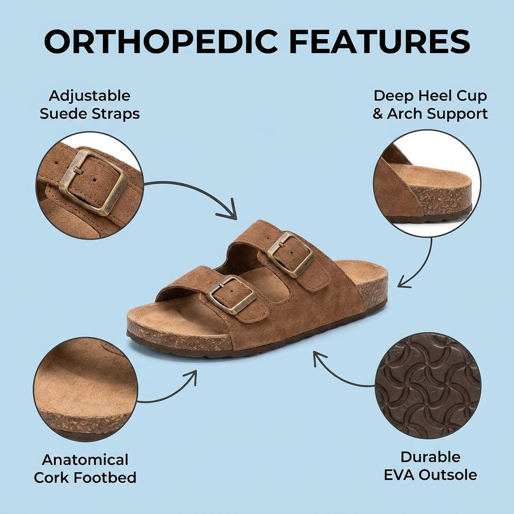Vintage Inspired Orthopedic Sandals