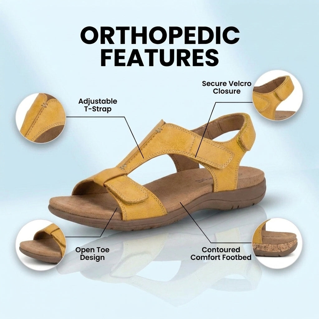 Vintage Inspired Orthopedic Sandals