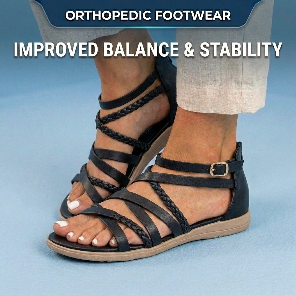 Classic Orthopedic Sandals with Timeless Style