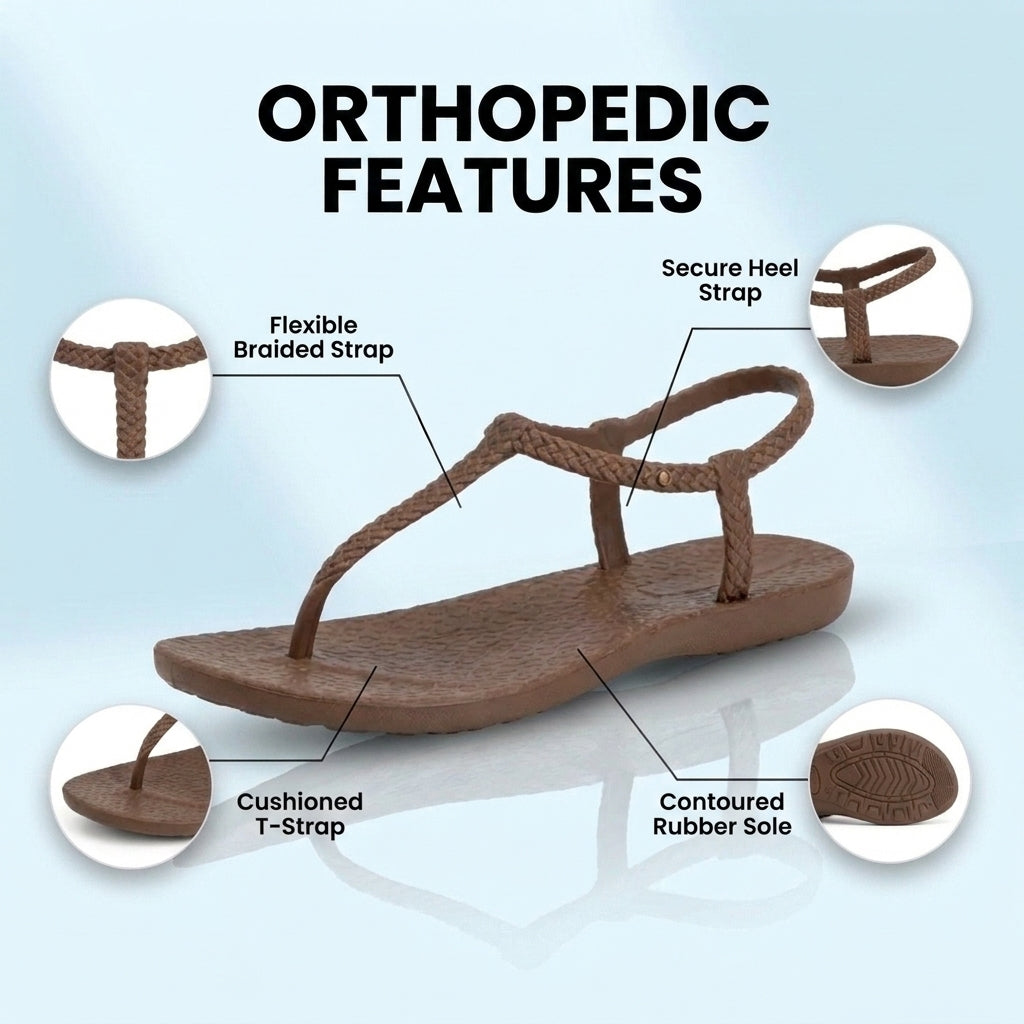 Vintage Inspired Orthopedic Sandals