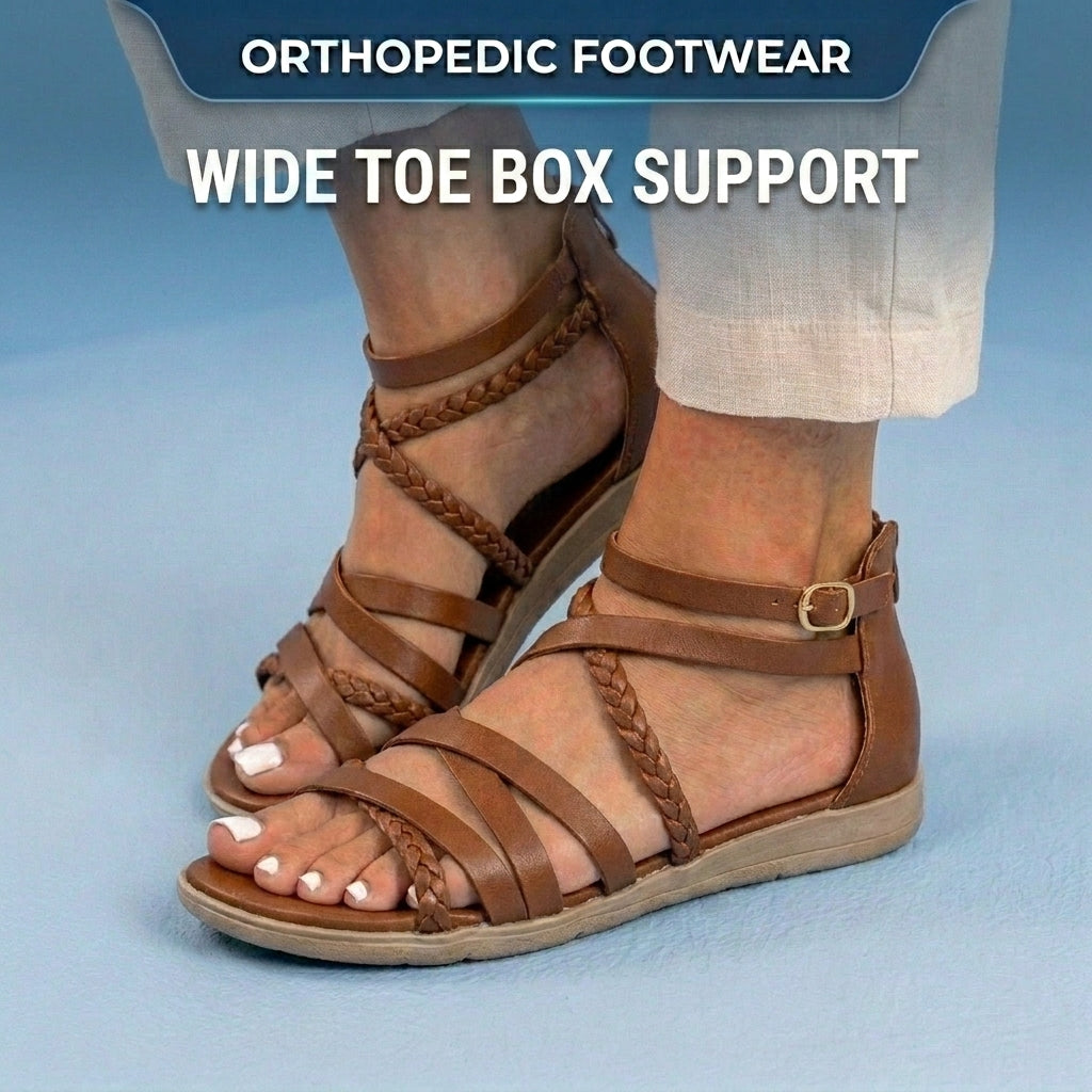 Classic Orthopedic Sandals with Timeless Style
