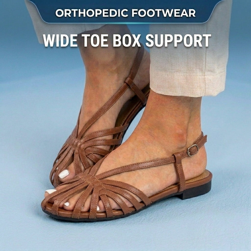 Classic Orthopedic Sandals with Timeless Style