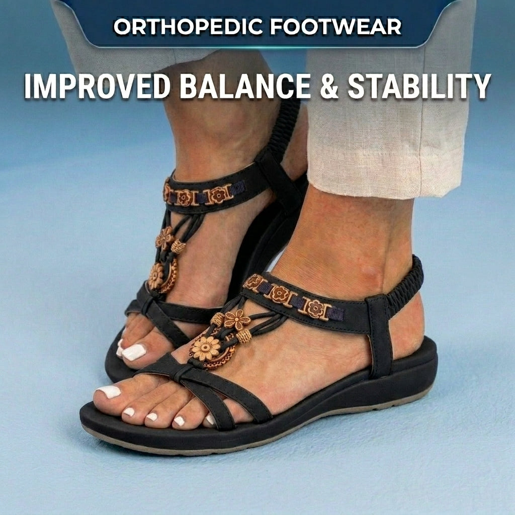Vintage Inspired Orthopedic Sandals