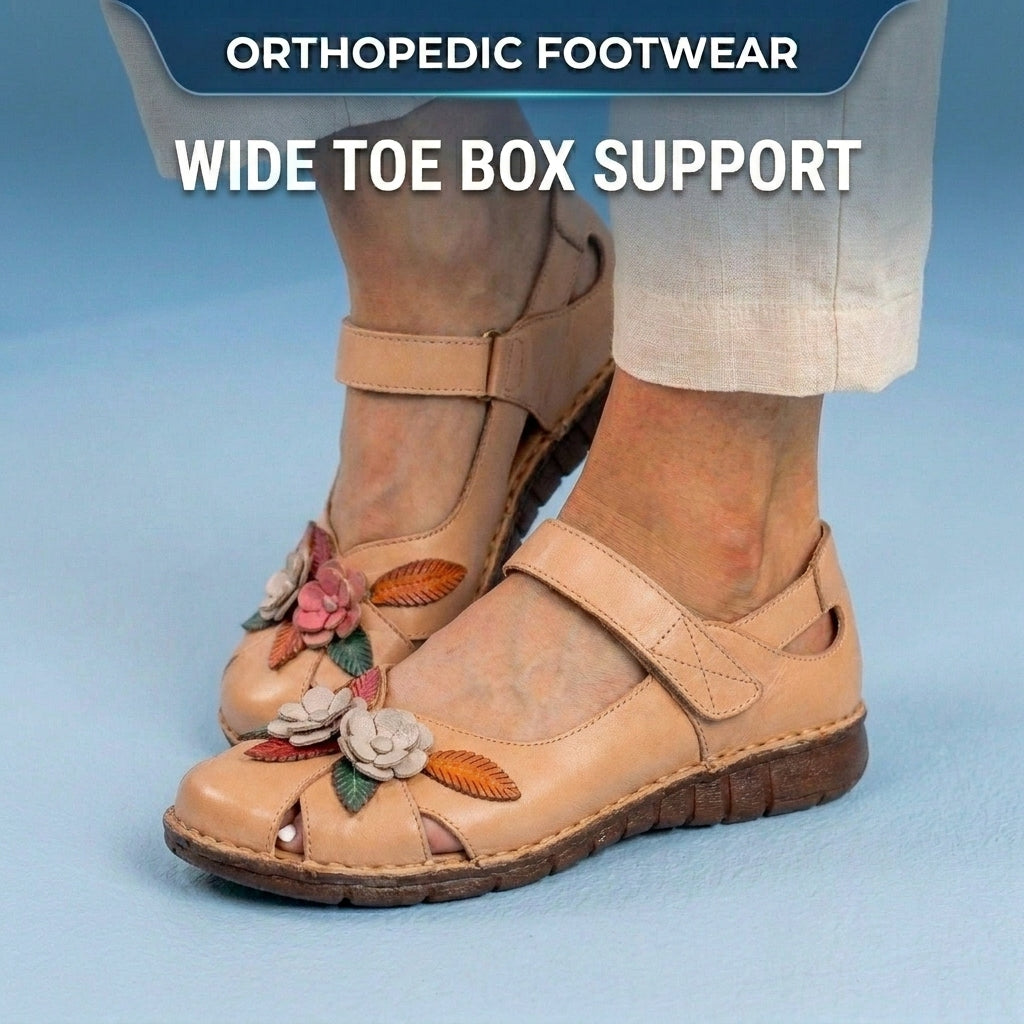 Vintage Inspired Orthopedic Sandals