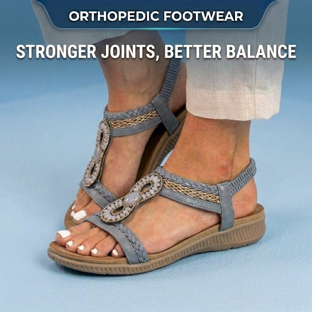 Vintage Inspired Orthopedic Flats